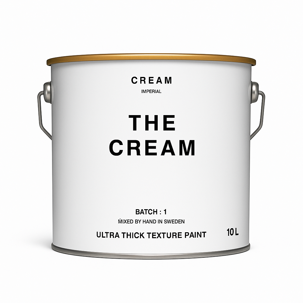 The Cream — 10 L tin of ultra thick texture paint, batch 1
